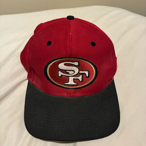 VTG 90s San Francisco 49ers Logo 7 Fiber Optic Light Up Snapback Hat NFL SF Rare